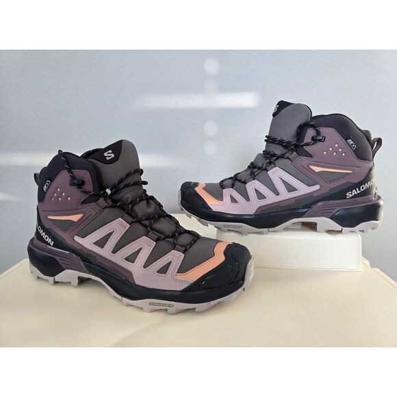 Salomon Shoes - Salomon X Ultra 360 Mid CSWP Women's Boots Mauve Black Coral 9.5 NWT No Box